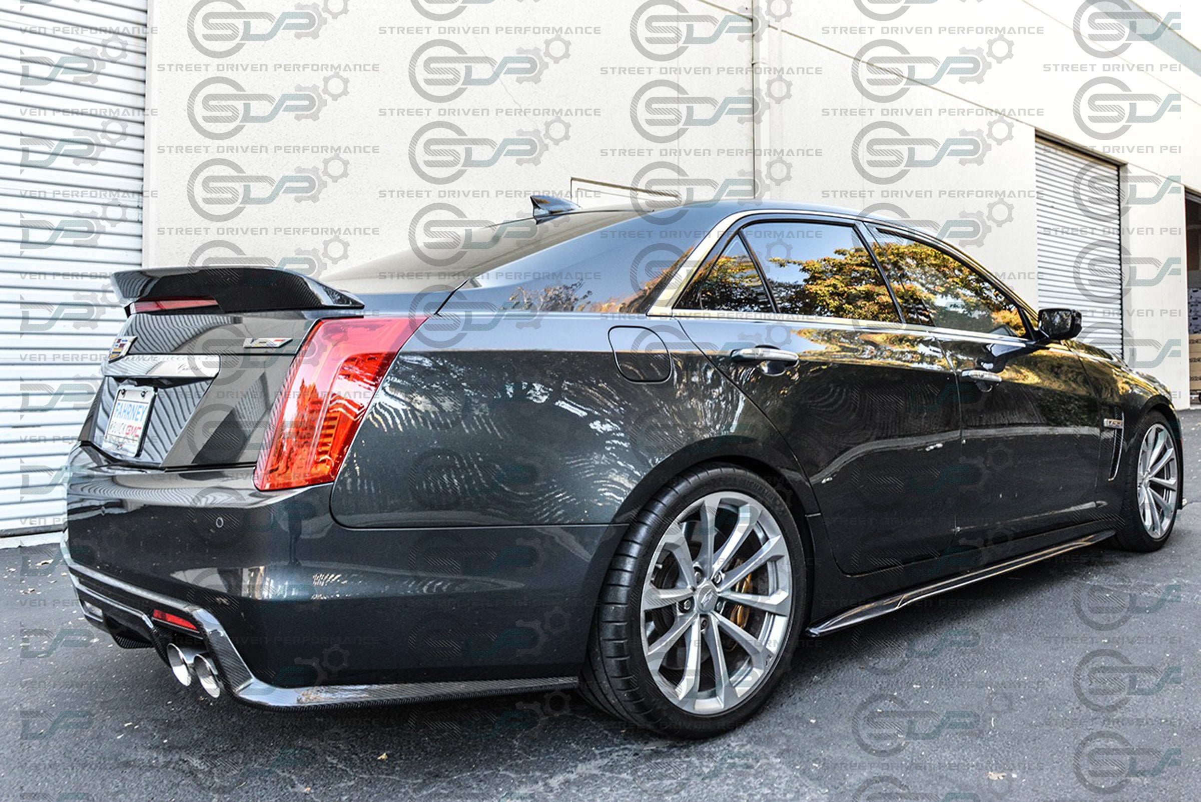 2016-2019 CTS-V V3 - Carbon Fiber Side Skirts Rocker Panels Ground Effects